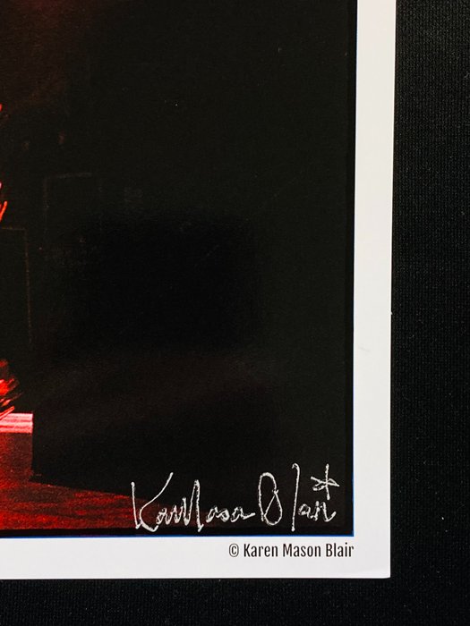 Nirvana - Kurt Cobain - Photo - Signed by the Photographer Karen Mason Blair - 20x25 cm - Signed - Photo