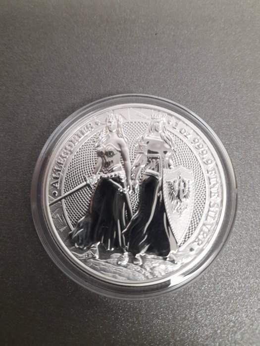 Tyskland 5 Mark 2022 Allegories 1 Oz (999)  (Ingen mindstepris)