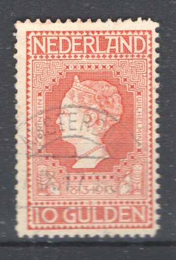 Holland 1913 - Uafhængighed - Wilhelmina 10 Gulden Oranje - NVPH 101