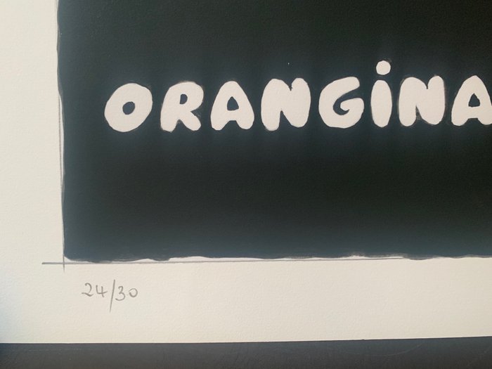 Bernard Villemot - Lithographie originale Orangina - 2016