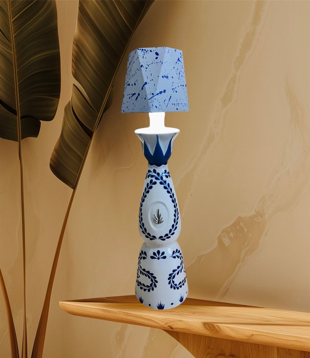 ORIMA Pop Art - Bottle CLASE AZUL Lamp Led Touch vs « Pop Art »