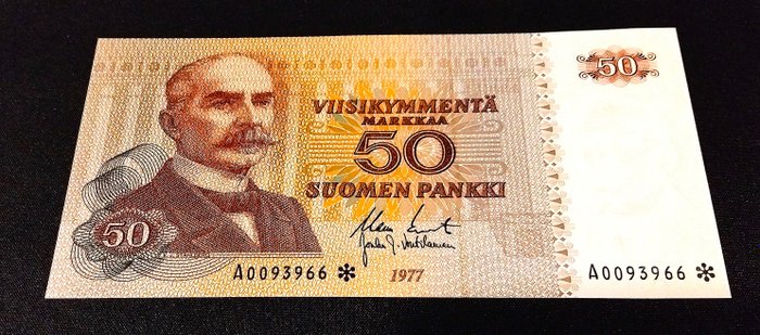 Finland - 50 Markkaa 1977 - Replacement - Pick 108 - MWR RD10  (Ingen mindstepris)