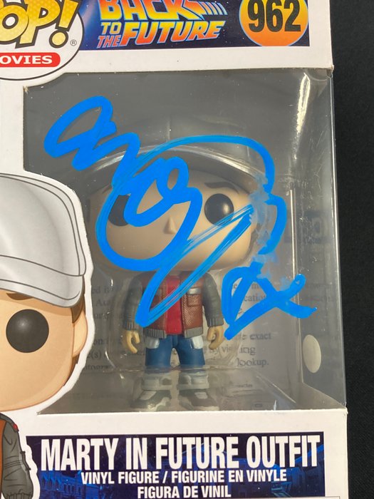 Tilbage til fremtiden - Funko Pop - #962 Michael J Fox -  Autograph - With COA