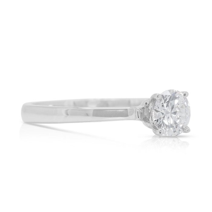 Ring - 18 kraat Hvidguld -  0.50ct. tw. Diamant (Natur)