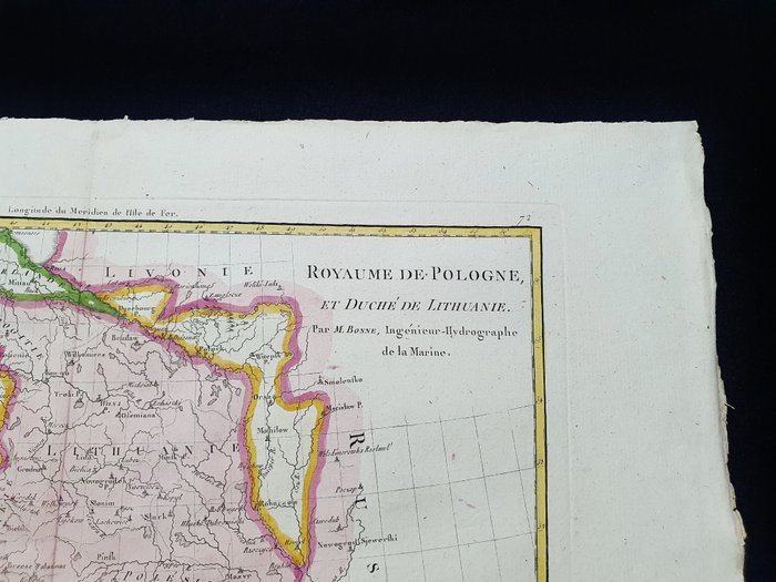 Europa - Polen / Krakow / Litauen / Vilnius / Warszawa; Desmarest  Bonne - Royaume de Pologne - 1781-1800