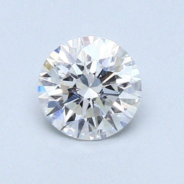 1 pcs Diamant  (Natur)  - 0.66 ct - Rund - F - I1 - Gemological Institute of America (GIA)