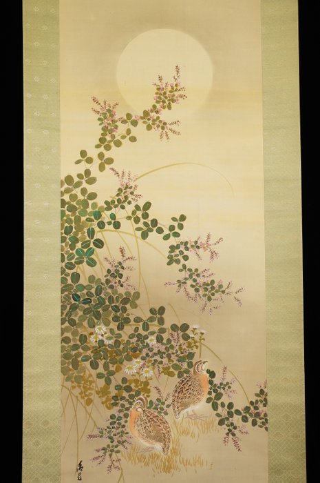 Kacho-ga 花鳥画 - ca 1920-40s (Taisho / Showa) - Seiko 清光 - Japan  (Ingen mindstepris)