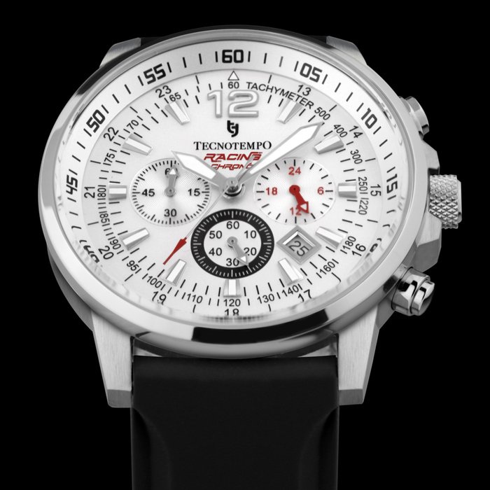 Tecnotempo - Chronograph 100M WR - "Racing Chrono" Limited Edition - - TT.100G.RCW - Mænd - 2011-nu