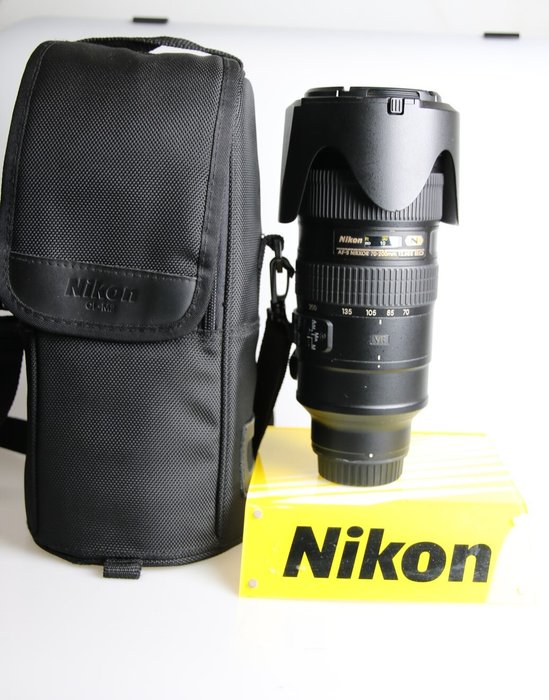 Nikon AF-S 70-200mm 2.8 G II ED N lens (inclusief accessoires en tas) Zoomobjektiv