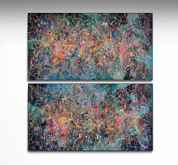 Ivanka Matiss - Coral reefs N.86 XXL Diptych