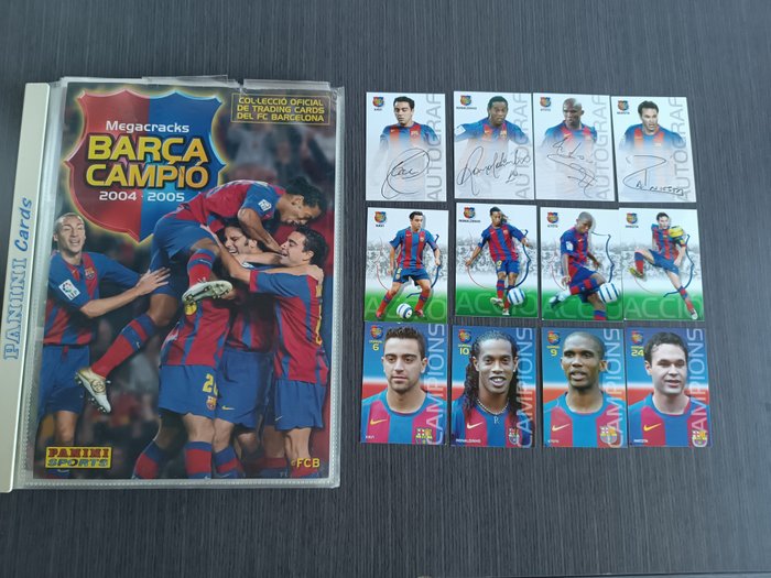 2004/05 - Panini - Megacracks Barça Campió - Ronaldinho Eto'o Iniesta Xavi - 1 Incomplete Album