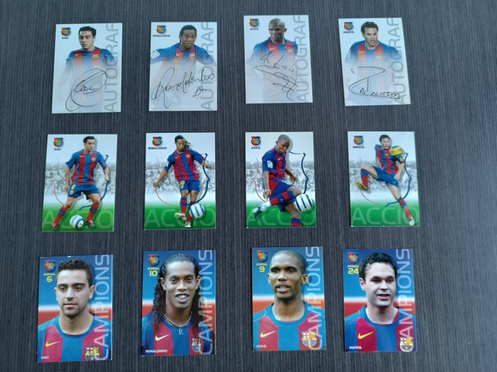 2004/05 - Panini - Megacracks Barça Campió - Ronaldinho Eto'o Iniesta Xavi - 1 Incomplete Album