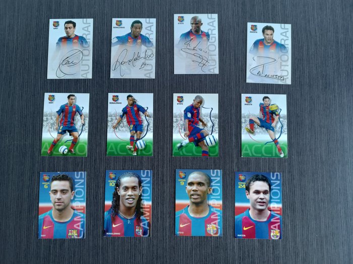 2004/05 - Panini - Megacracks Barça Campió - Ronaldinho Eto'o Iniesta Xavi - 1 Incomplete Album