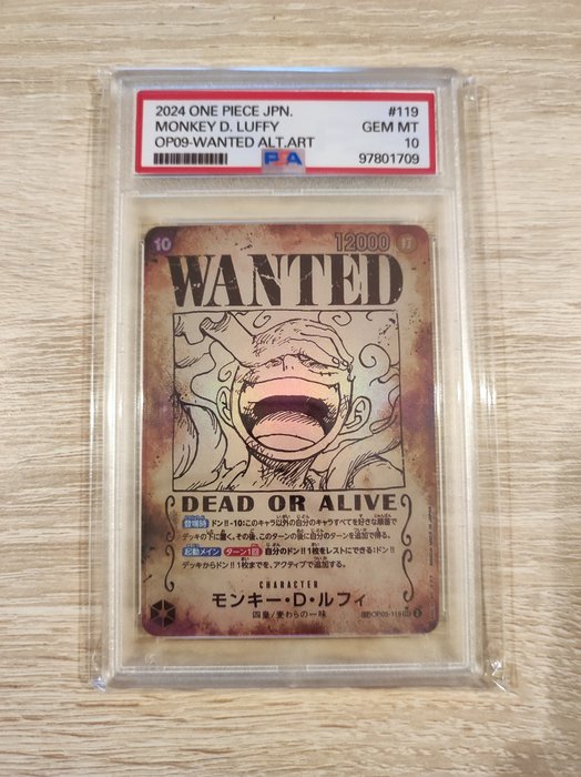 Bandai - 1 Graded card - One Piece - PSA 10