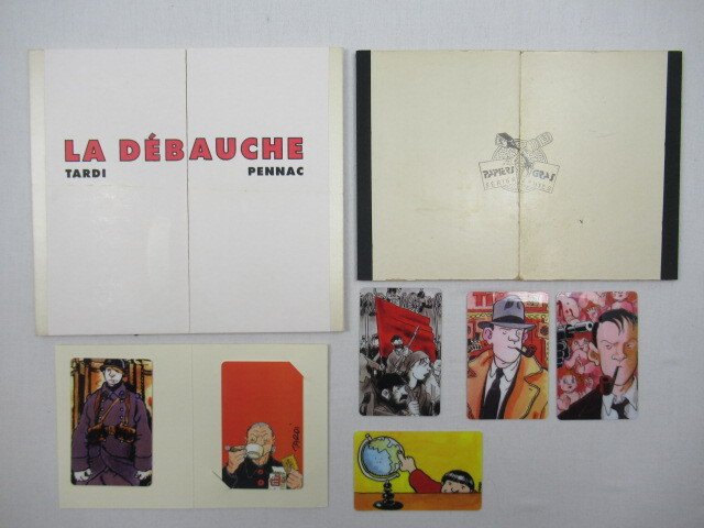 Tardi - 8 Triptykoner og plastikkort - La débauche, Nestor Burma, Adèle Blansec, Putain de guerre, divers