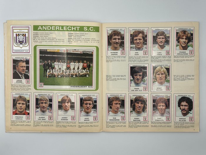 Panini - Football 80 Belgium - 1 Complete Album