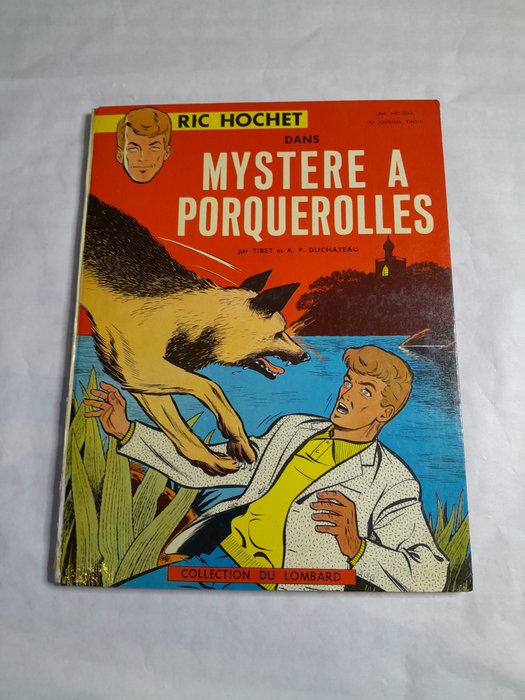 Ric Hochet T2 - Mystère à Porquerolles - C - 1 Album - Første udgave - 1964