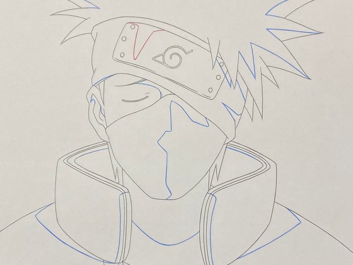 Naruto  Naruto: Shippuden - 1 Original animationstegning af Kakashi Hatake