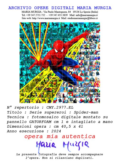 Maria Murgia (1935) - Serie supereroi : Spider-man