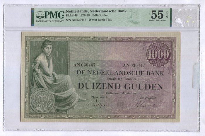 Holland. - 1000 Gulden - 1926 - Pick 48