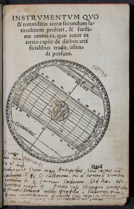 Johannes Sacrobosco - Libellus de sphaera. Accessit autoris computus ecclesiasticus, et alia quaedam in studiosorum - 1543