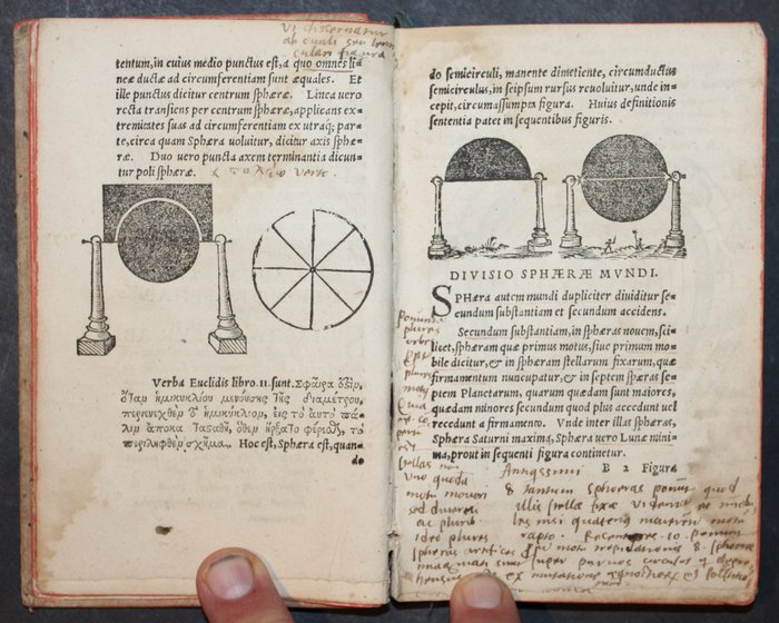 Johannes Sacrobosco - Libellus de sphaera. Accessit autoris computus ecclesiasticus, et alia quaedam in studiosorum - 1543