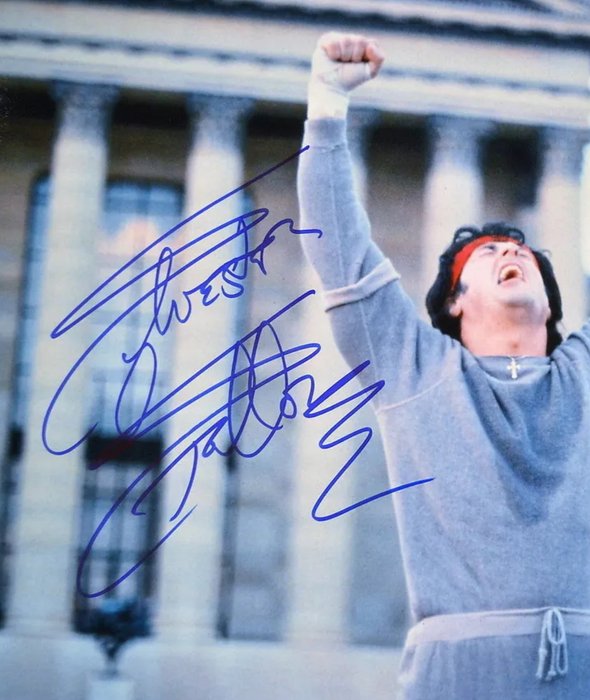 Rocky - Signed by Sylvester Stallone (Rocky Balboa) - 16x20" - Authentic Signings COA