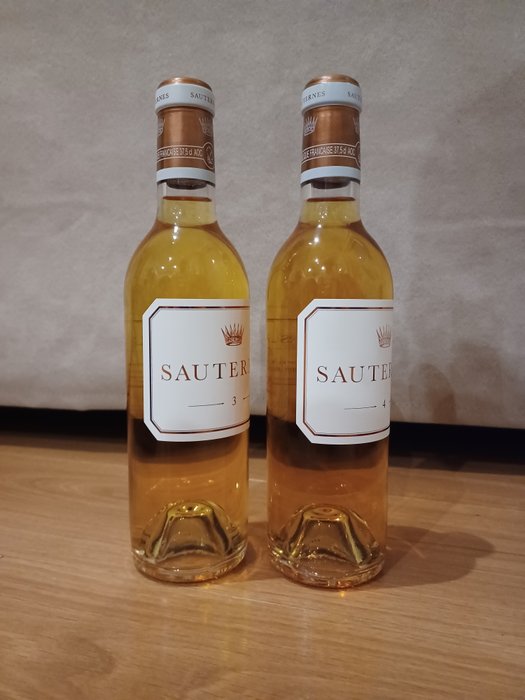 Sauternes "3"  "4" by Château d'Yquem - Sauternes - 2 Halve flasker (0,375 L)