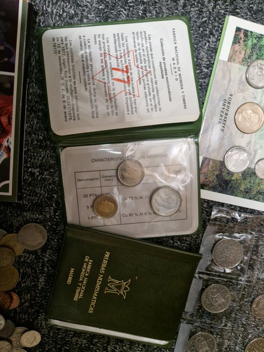 Verden. Collection of coins and coin sets Verzameling munten en coinsets  (Ingen mindstepris)