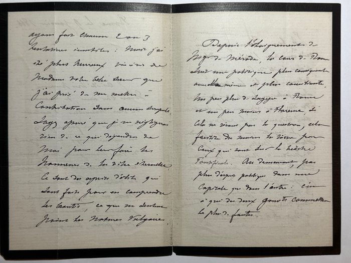 Le comte Ernest Armand (1829-1898) diplomate et homme politique français - 5 LETTRES AUTOGRAPHE SIGNÉ du Conseiller général de l' Aube aux Monsieur le ministre, le compte - 1866