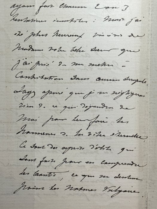 Le comte Ernest Armand (1829-1898) diplomate et homme politique français - 5 LETTRES AUTOGRAPHE SIGNÉ du Conseiller général de l' Aube aux Monsieur le ministre, le compte - 1866