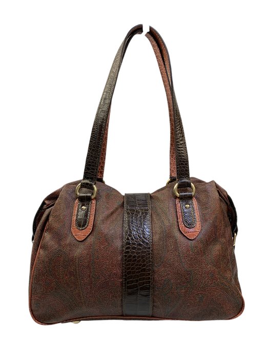 Etro - Paisley Leather Hand bag - Skuldertaske