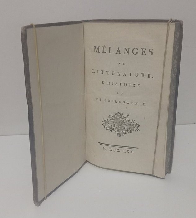 Voltaire - Mélanges de littérature, d'histoire, et de philosophie - 1770