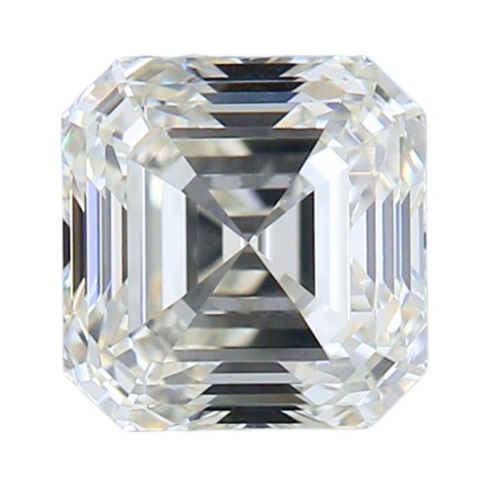 1 pcs Diamant  (Natur)  - 1.03 ct - Kvadrat - G - IF - Gemological Institute of America (GIA)