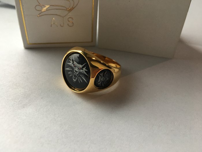 The Witcher Wolf Hypoallergen kirurgisk stål 24 karat forgyldt - Ring