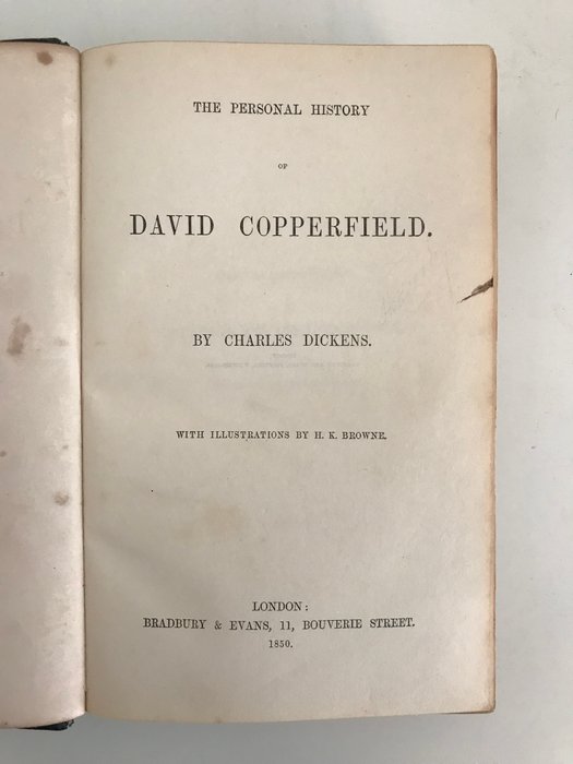 Charles Dickens - The Personal History of David Copperfield - 1850