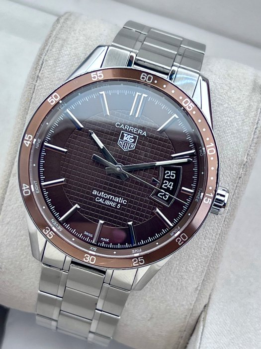 TAG Heuer - Carrera Calibre 5 Automatic Braun - - WV211N-0 - Mænd - 2011-nu