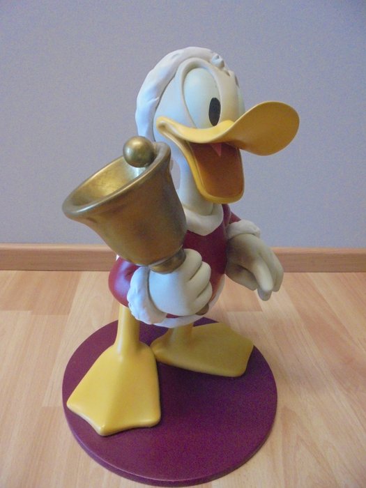 Donald Duck - Santa Claus Merchandise figur - Harpiks/polyester - 1990-2000