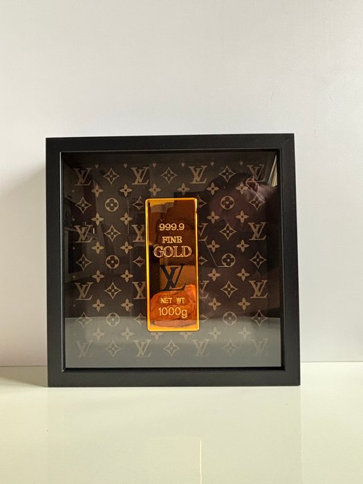 SylanArts - Louis Vuitton Gold Bar Artwork