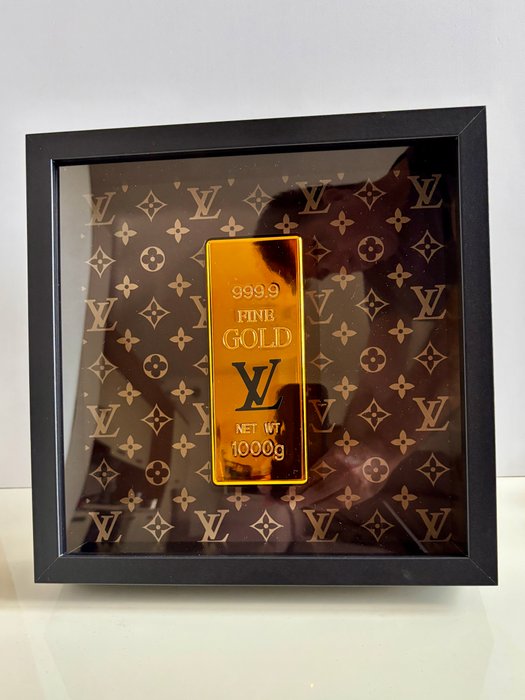 SylanArts - Louis Vuitton Gold Bar Artwork