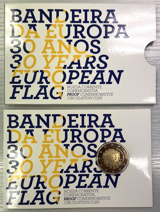 Portugal. 2 Euro 2015 "Bandeira da Europa" Proof  (Ingen mindstepris)