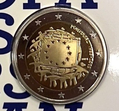 Portugal. 2 Euro 2015 "Bandeira da Europa" Proof  (Ingen mindstepris)