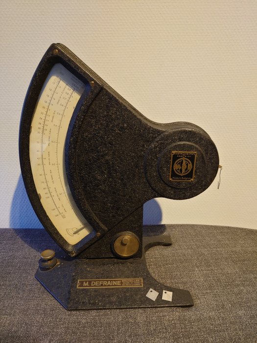 M.Defraine , Bruxelles Garnmåler - Metal - 1900-1910 - Præcisionsinstrument.