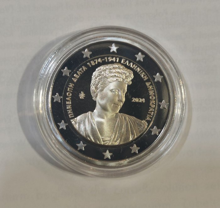 Grækenland. 2 Euro 2024 "150th Anniversary - Birth of Penelope Delta " Proof  (Ingen mindstepris)