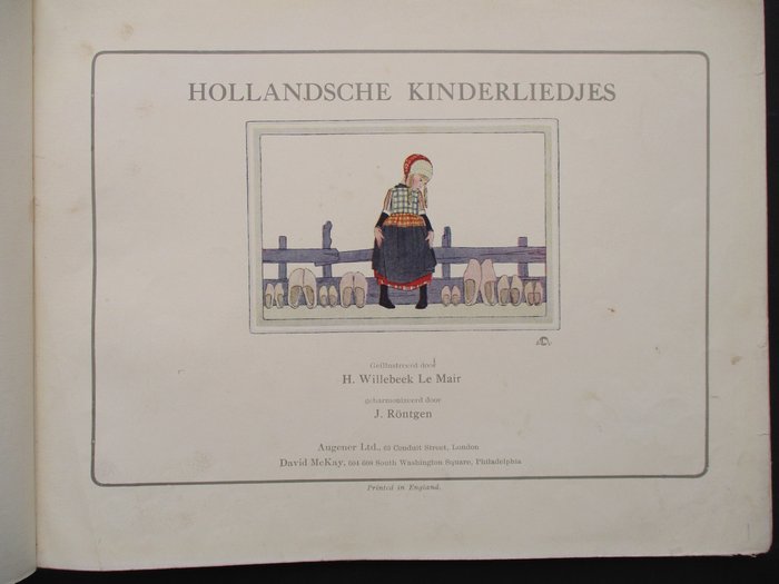 H.Willebeek le Mair e.a. - 10 prentenboeken met muziek - 1913-1992