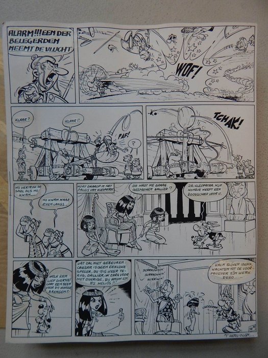 Uderzo Albert - 1 Bromure - Asterix - Bromure met originele NL lettering - 1968