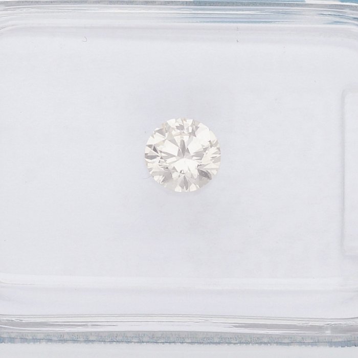 Ingen mindstepris - 1 pcs Diamant  (Natur)  - 0.35 ct - Rund - J - VS1 - International Gemological Institute (IGI)