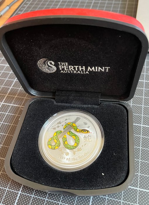 Australien 50 Cent 2013 Year of the Snake 1/2 Oz (999)  (Ingen mindstepris)