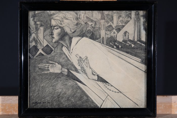 Jan Toorop (1858-1928) - Het heilige schreed