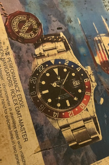 Rolex - GMT Master  - Artwork - Wood